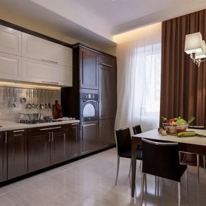 Квартира в коричнево-бежевых тонах-good-tips